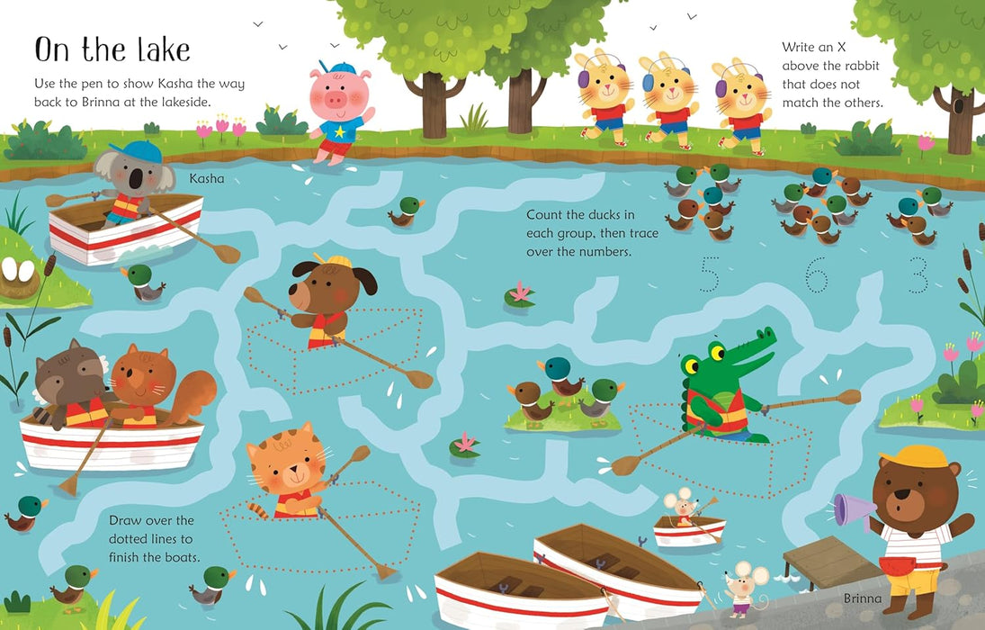 Harper Collins Wipe Clean Summer Activities