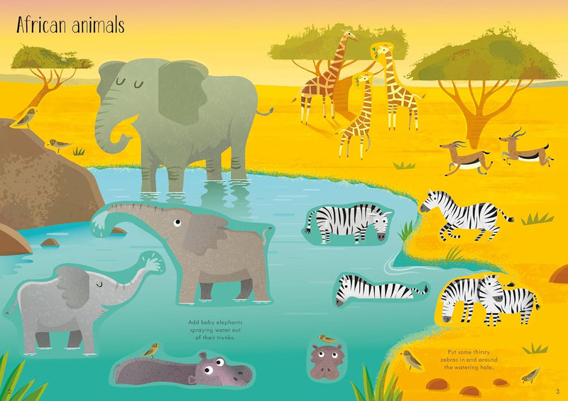 Harper Collins Little First Stickers Animals