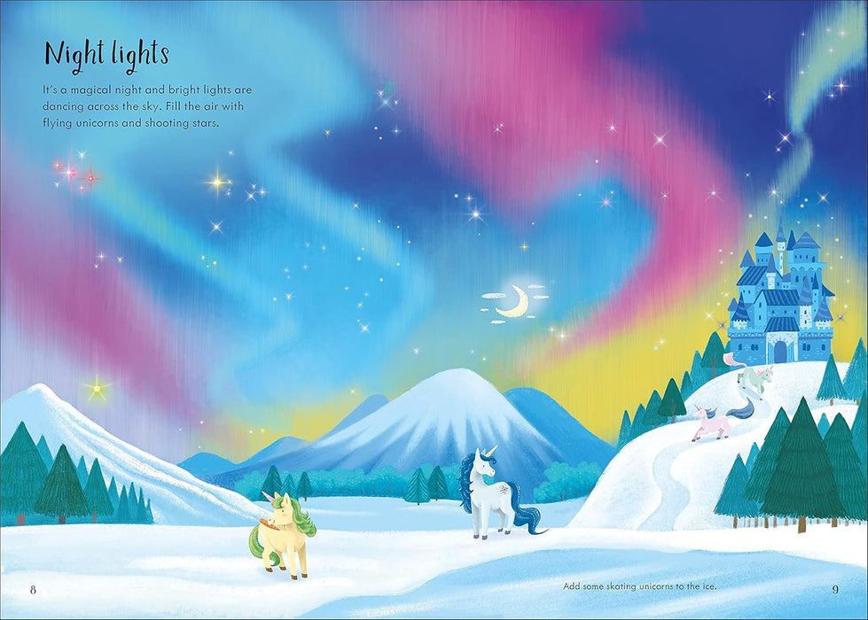 Harper Collins Sparkly Unicorns Sticker Book