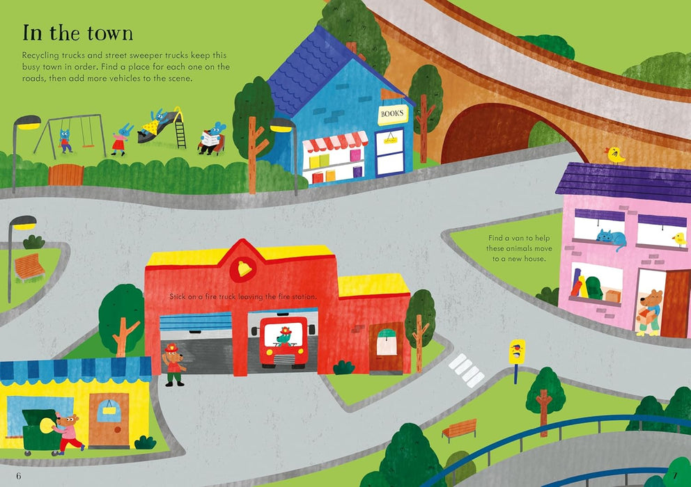 Harper CollinsLittle First Stickers Tractors and Trucks