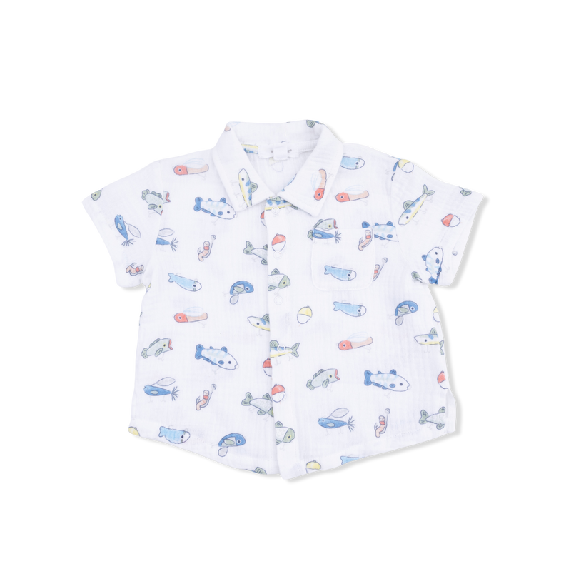 Angel Dear Fishing Lures Polo w/Short