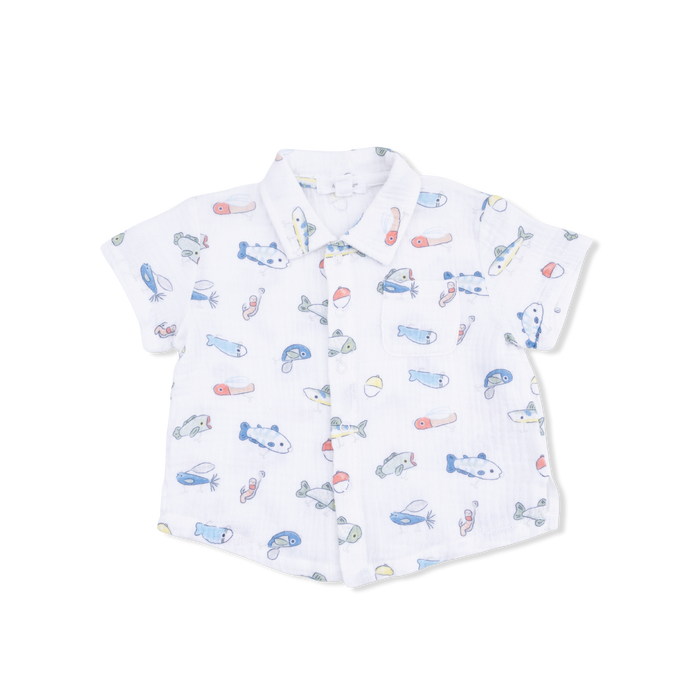 Angel Dear Fishing Lures Polo w/Short