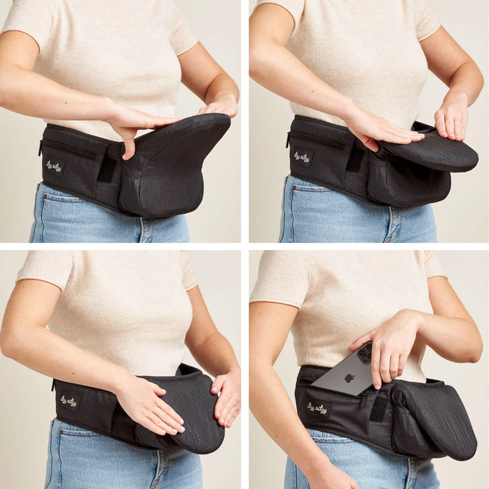 Itzy Ritzy Itzy Hold & Fold Hip Seat Baby Carrier