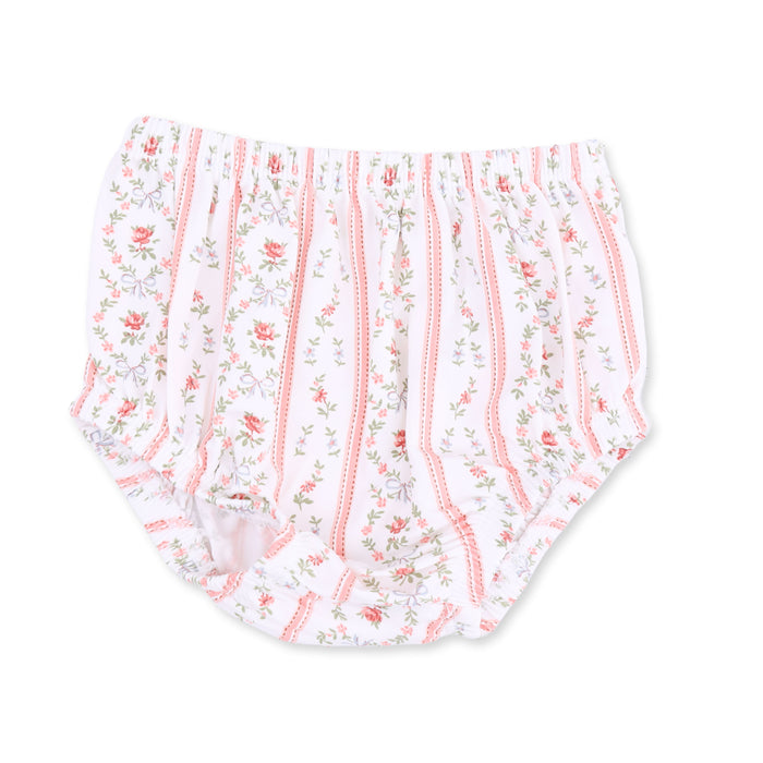 Angel Dear Marnie Rosebud Stripe Petal Collar Dress and Bloomer