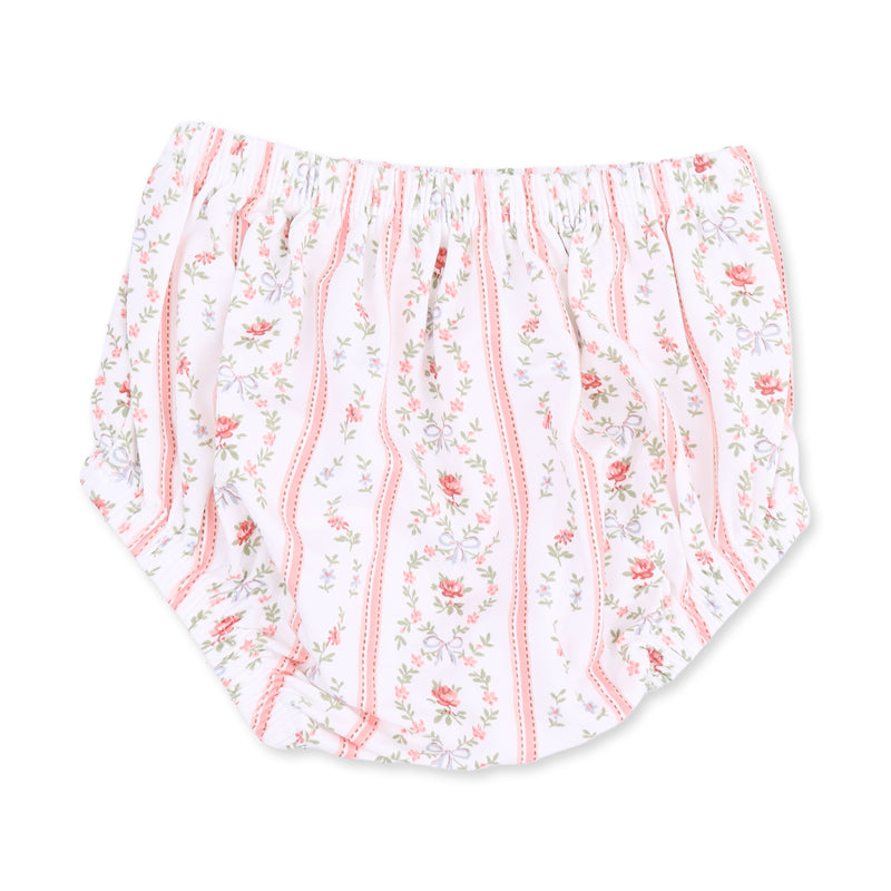 Angel Dear Marnie Rosebud Stripe Petal Collar Dress and Bloomer