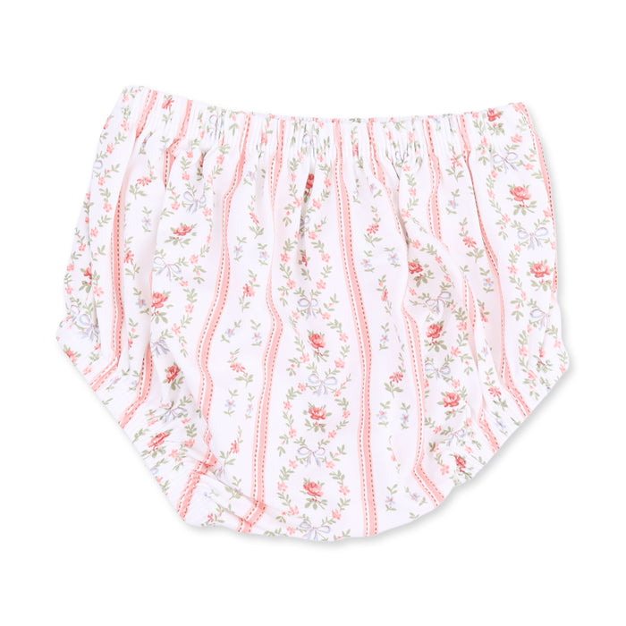 Angel Dear Marnie Rosebud Stripe Petal Collar Dress and Bloomer