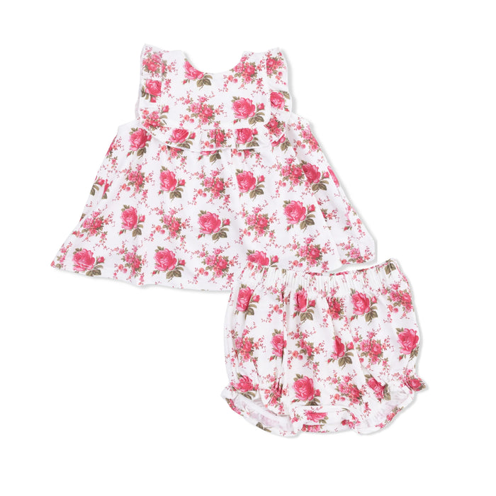 Angel Dear Elegant Roses Top and Bloomer