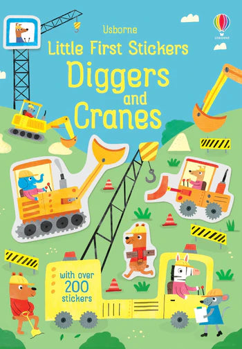 Harper Collins Little First Stickers Diggers and Cranes
