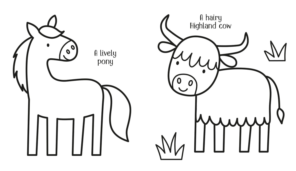 Harper Collins My Big Animal Coloring Book