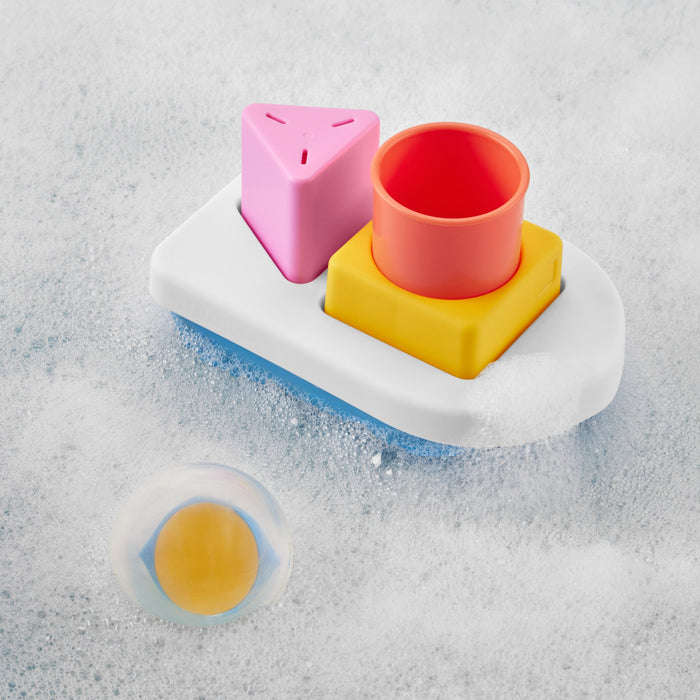 Skip Hop STEM Learning & Play Stocking Boat Baby Bath Toy
