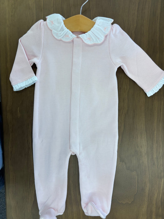 Baby Club Chic English Knot Footie w/Embroidered Collar