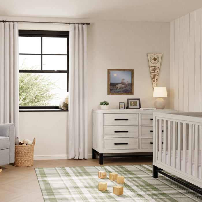 namesake dresser Newbern 6-Drawer Assembled Dresser in White Driftwood