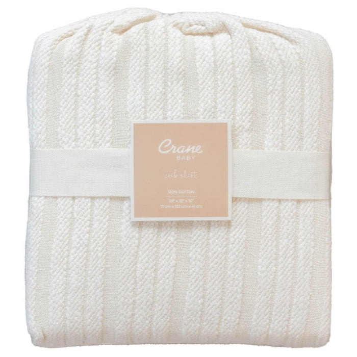 Crane Baby Natural Fringe Boho Crib Skirt