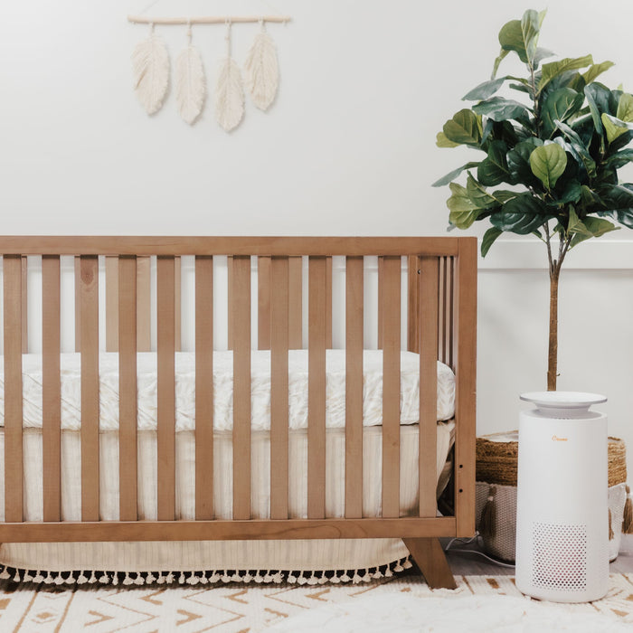 Crane Baby Natural Fringe Boho Crib Skirt