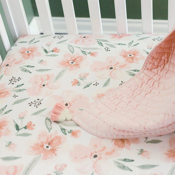 Crane Baby Parker Floral Crib Sheet