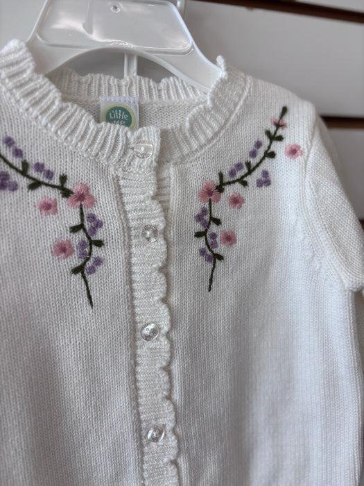 Little Me Floral Vine Sweater Set
