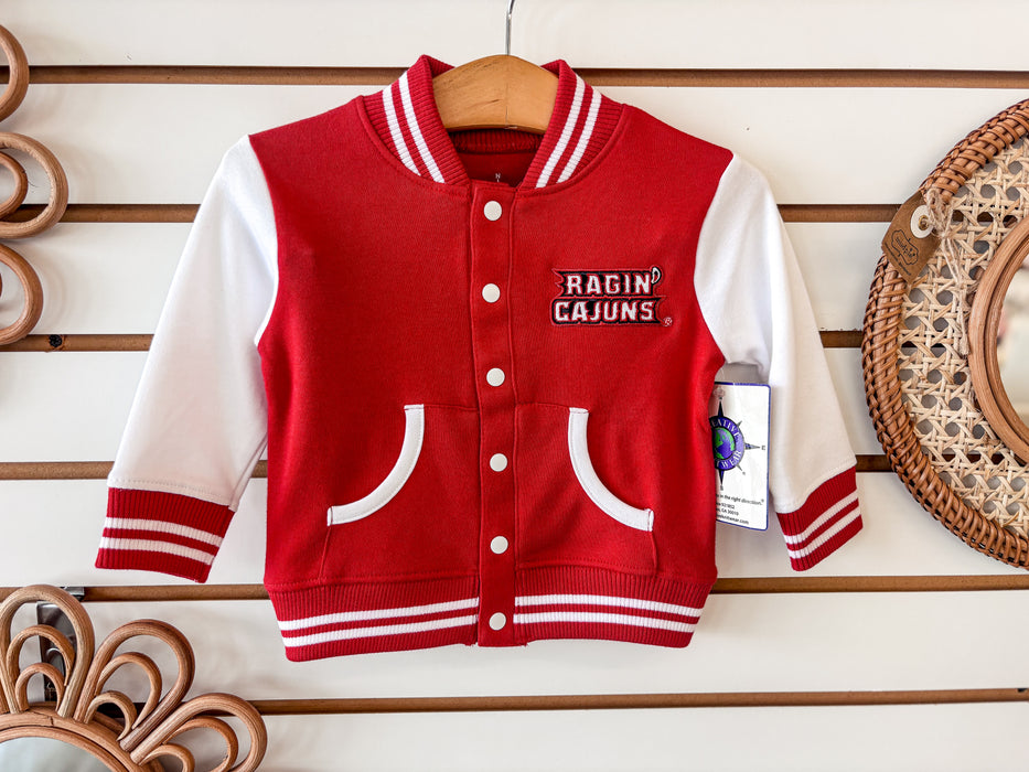 Creative Knitwear Ragin' Cajuns Varsity Jacket