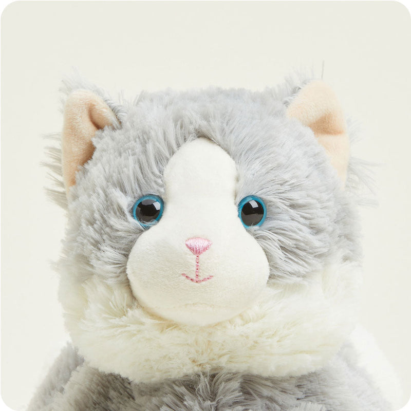 Warmies Laying Down Gray Cat