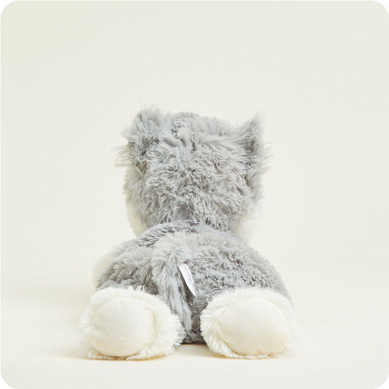 Warmies Laying Down Gray Cat