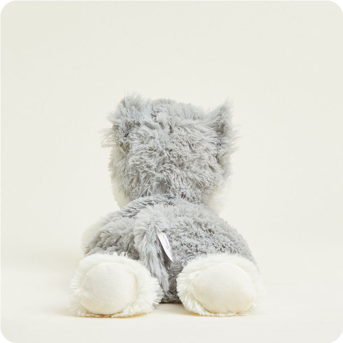 Warmies Laying Down Gray Cat