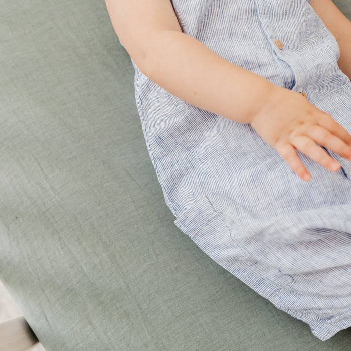 Copper Pearl Premium Knit Fitted Crib Sheet | Briar