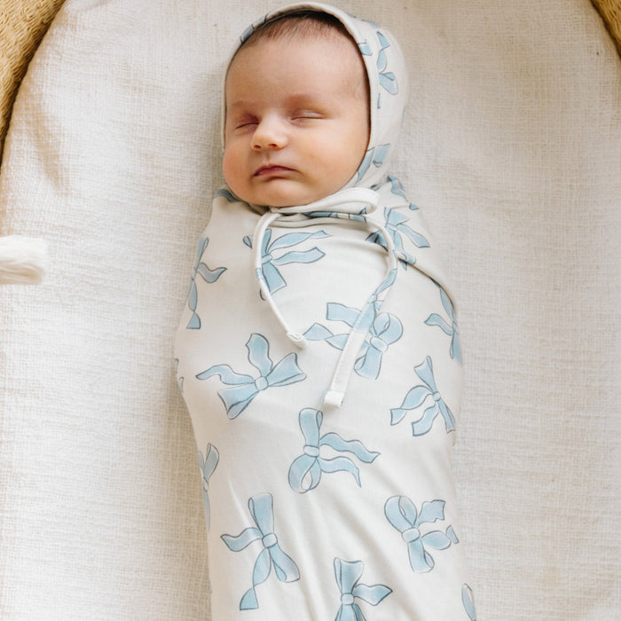 Copper Pearl Knit Swaddle Blanket | Daphne