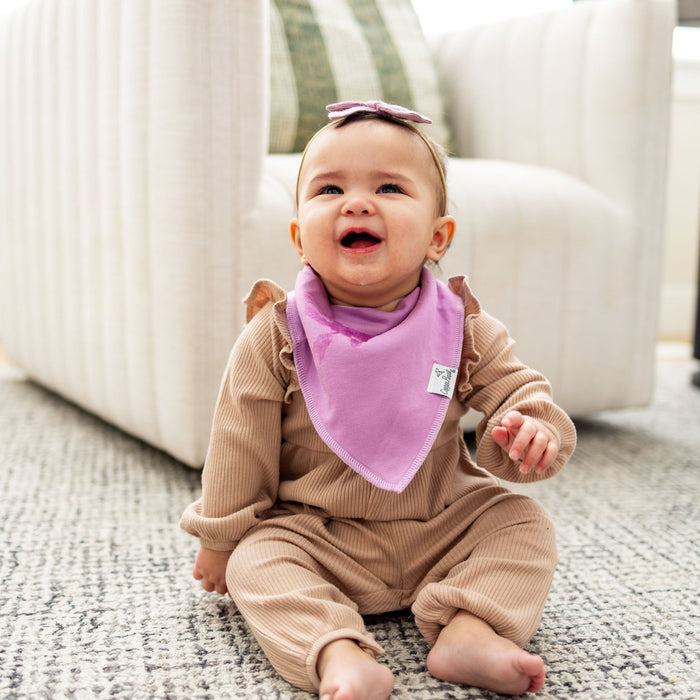 Copper Pearl Baby Bandana Bibs | Flora