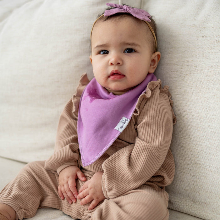 Copper Pearl Baby Bandana Bibs | Flora