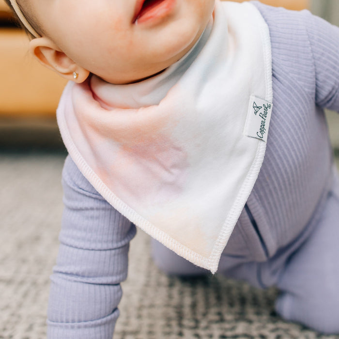 Copper Pearl Baby Bandana Bibs | Flora