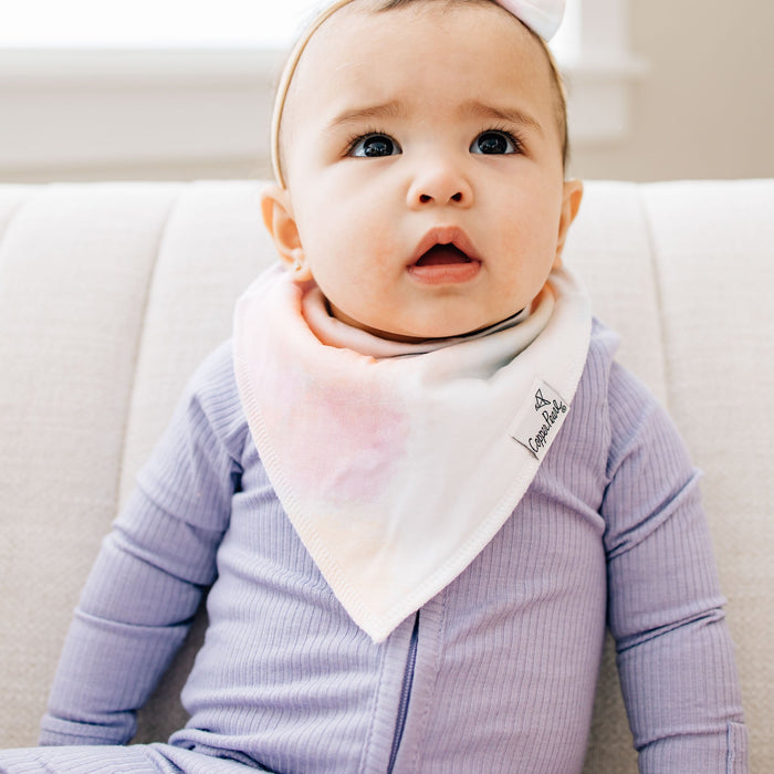 Copper Pearl Baby Bandana Bibs | Flora