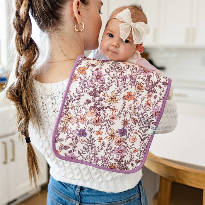 Copper Pearl Burp Cloth Set | Flora