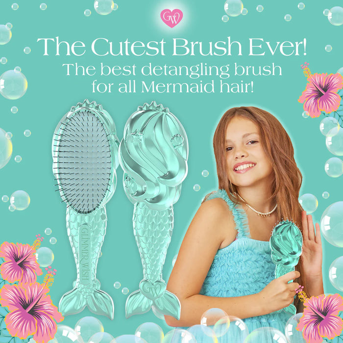Glimmer Wish Mermaid Detangling Brush