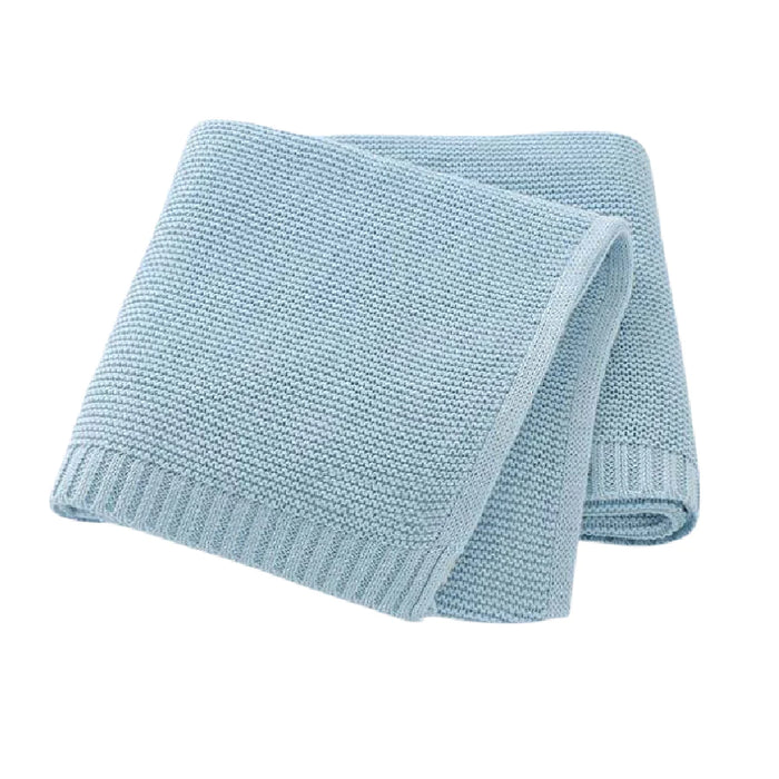 Zsa Zsa and Lolli Nap Time Blanket Light Blue