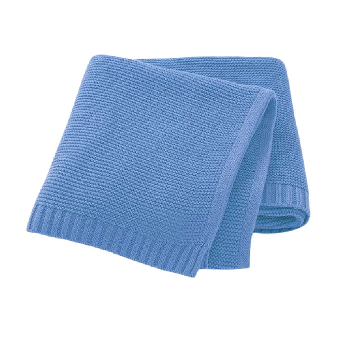Zsa Zsa & Lolli Naptime Cotton Blanket -Blue