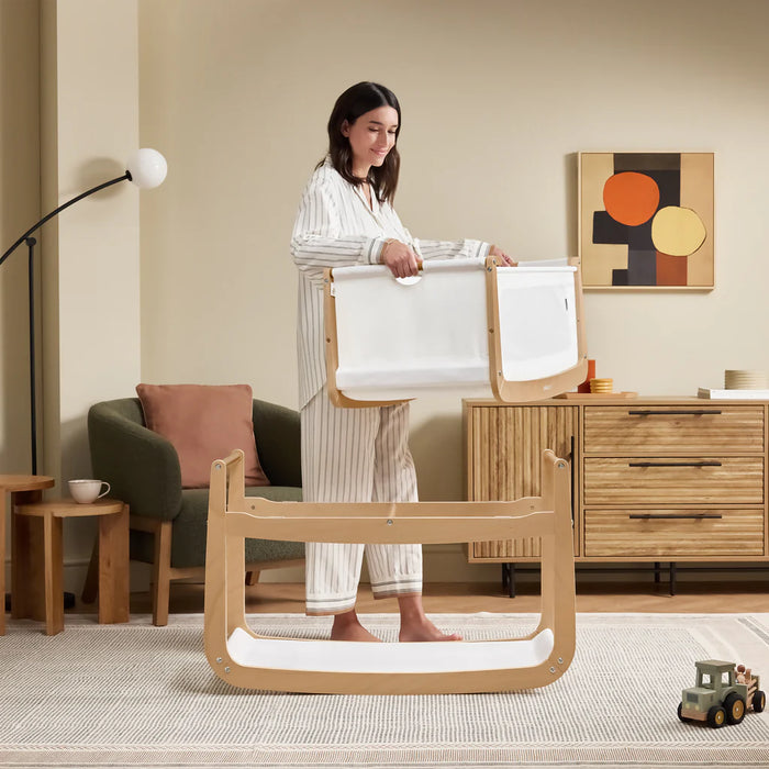 Snuz Pod Bedside Bassinet - Natural