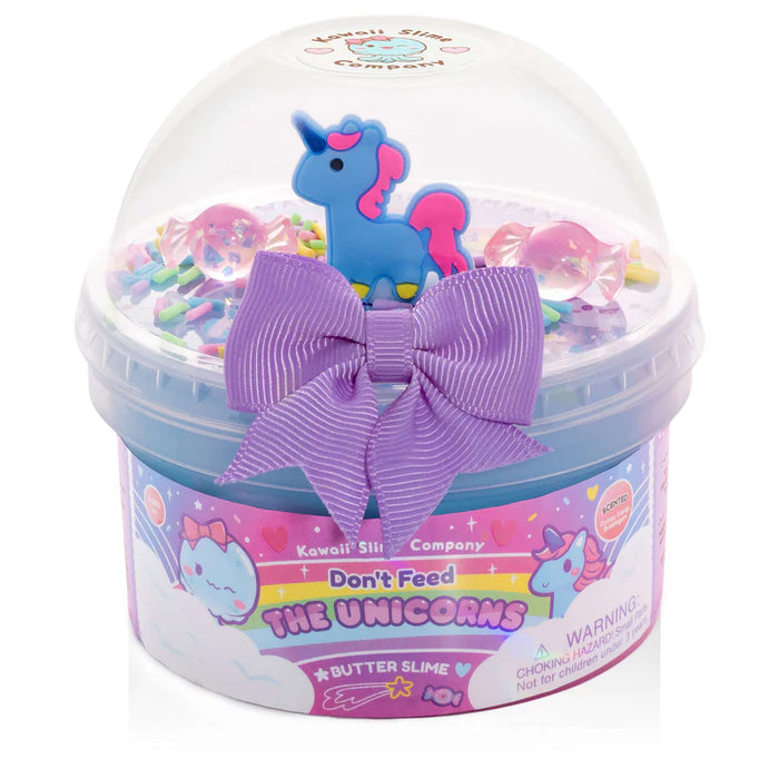 Kawaii Don't feed the Unicorns Butter Slime