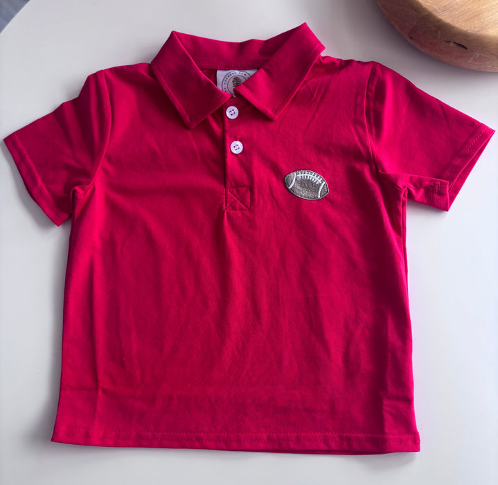 Cypress Row Fan Zone Polo RED