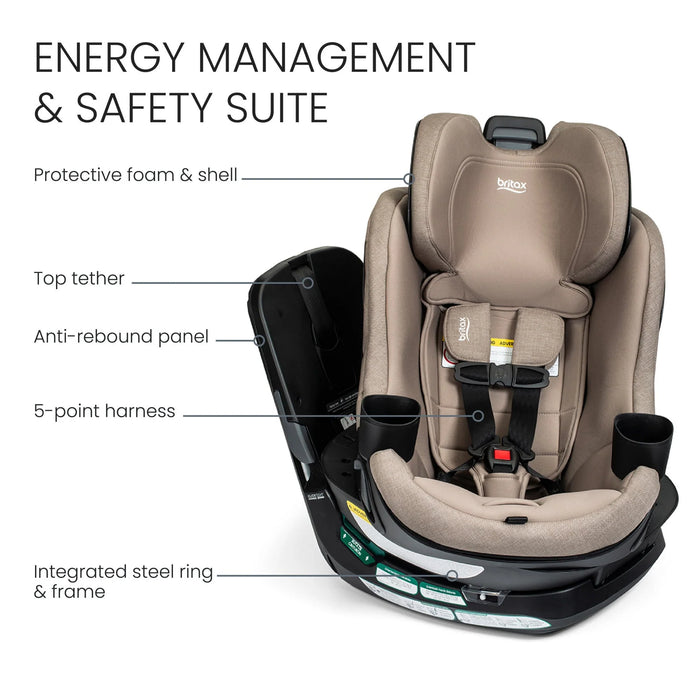Britax  GALAXY360  Car Seat -  Raven Black