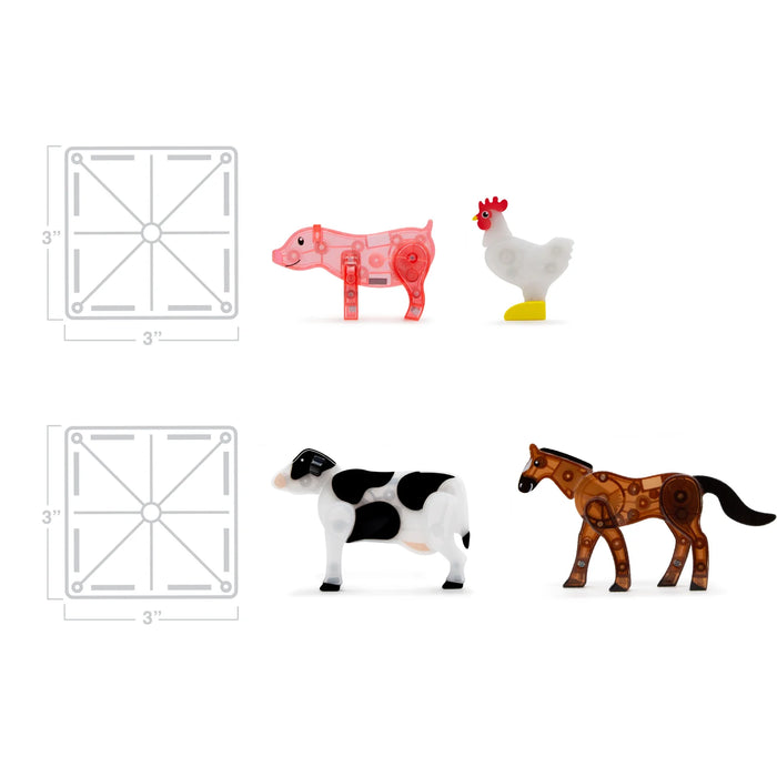 Magna-Tiles Farm Animals 25 Pc Set