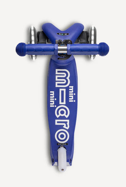 Micro Mini Deluxe LED Blue/White Scooter
