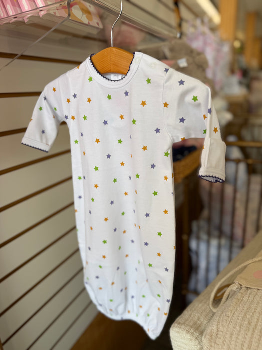 Cotton Peru Louisiana Mardi Gras Stars Gown