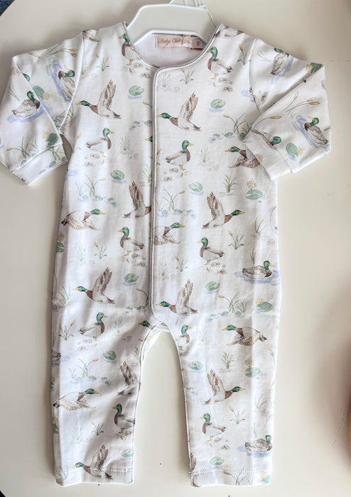 Baby Club Chic Mallard Ducks Coverall w/Piping