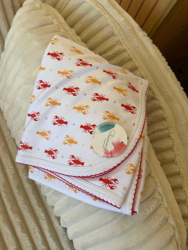 Cotton Peru Crawfish Blanket