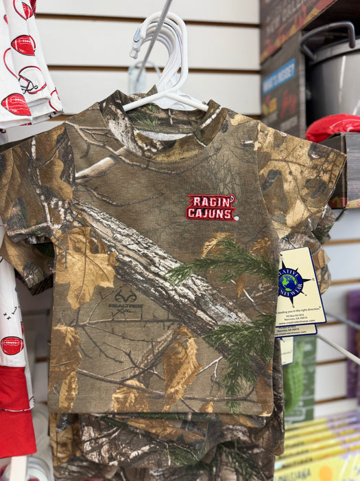 Creative Knitwear Realtree Camo Cajuns Short Sleeve Tee