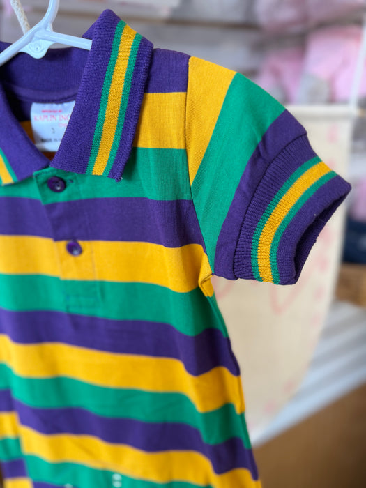 Mardi Gras Bazaar Romper