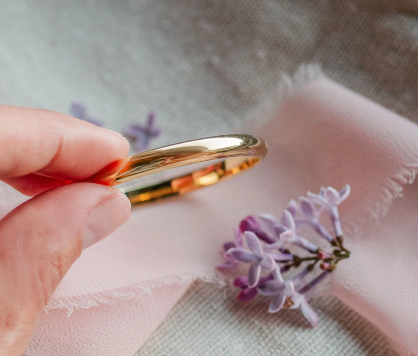 Cherished Moments Classic Gold Plated Bangle(SM)