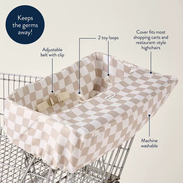 Itzy Ritzy Checkerboard Shopping Cart Cover