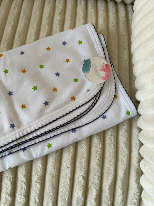 Cotton Peru Louisiana Mardi Gras Blanket