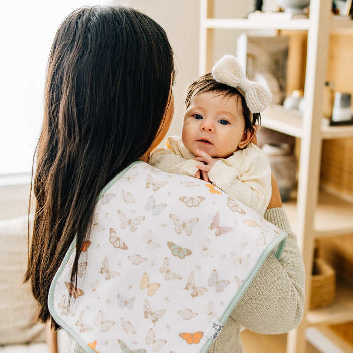 Copper Pearl Burp Cloth Set | Flora