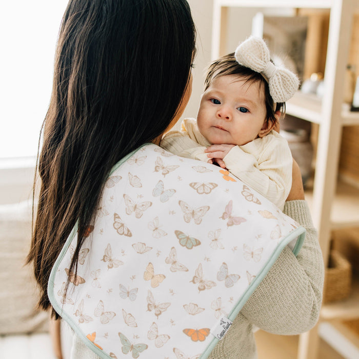 Copper Pearl Burp Cloth Set | Flora
